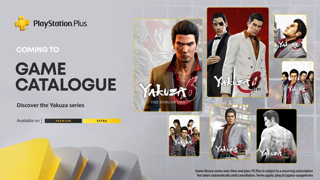 Todos los videojuegos de Yakuza se preparan para unirse al catálogo de PlayStation Plus en 2022 Todos los videojuegos de Yakuza se preparan para unirse al catálogo de PlayStation Plus en 2022