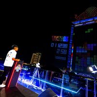 Así fue la mayor partida de Tetris jamás jugada: un rascacielos de Dubái como pantalla tras un mega-torneo entre 60 países