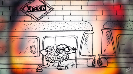 Dibujo de Gonzalo Suárez