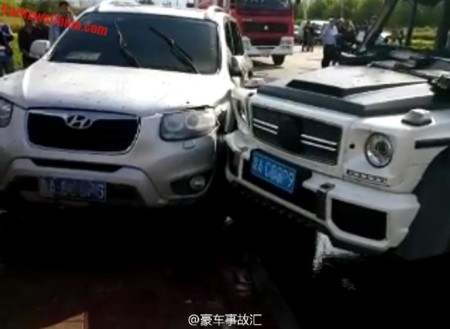 2016 Mansory Mercedes Amg G63 6x6 Crash 2