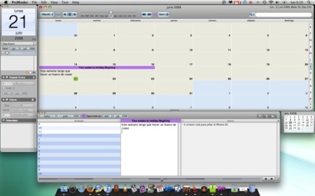 PreMinder, un iCal con esteroides