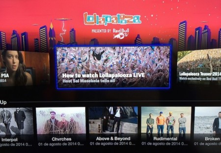 Disfruta Lollapalooza en directo desde tu Apple TV