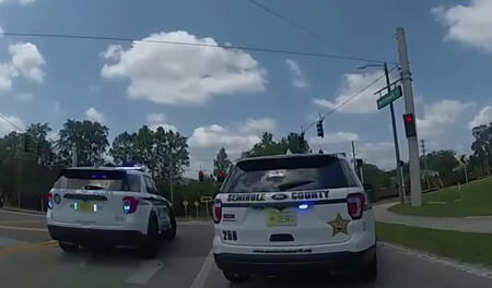 Policía detenido por exceder la velocidad