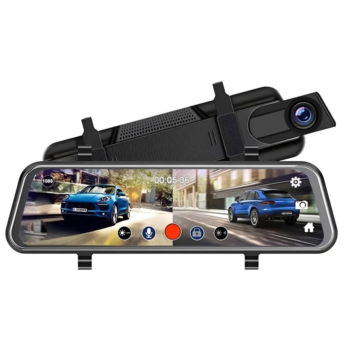 Espejo retrovisor táctil con dashcam