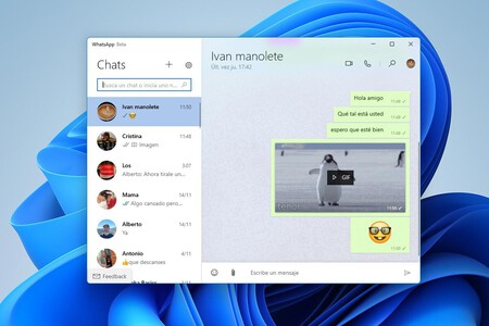 Windows 11 se apodera del diseño de la app de WhatsApp en su nueva versión: el estilo Fluent del sistema transforma su interfaz