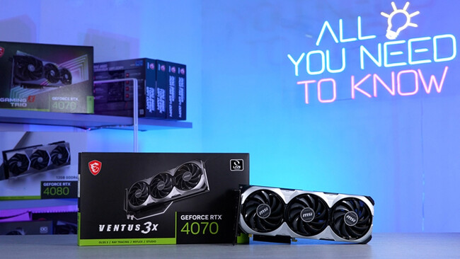 MSI VGA NVIDIA RTX 4070 Ventus 3X E 12G OC