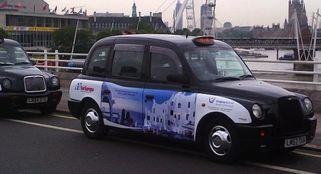 Uruguay en los taxis de Londres 