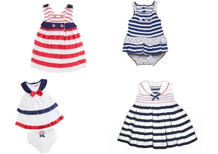 Moda Verano 2014 para bebés y niños: estilo marinero para el verano
