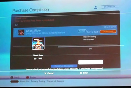 La descarga de películas en PS3 llegará este verano