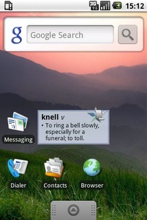 Widgets en la pantalla de inicio de Android