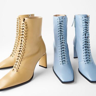 Zara tiene las botas y botines de colores de nueva temporada perfectos para alegrar todos tus looks 