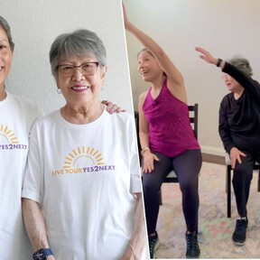 April Hattori, entrenadora personal: "Estos ejercicios de Pilates en silla suaves son perfectos para mejorar la movilidad en mayores de 80"