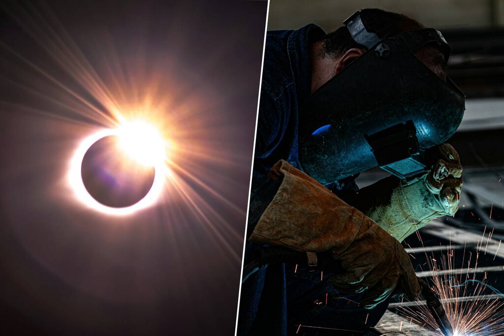 Si ya no te llegan las gafas del eclipse a tiempo, estos son los cristales y máscaras de soldar del n.º 14 que sí puedes comprar en ferreterías o Amazon