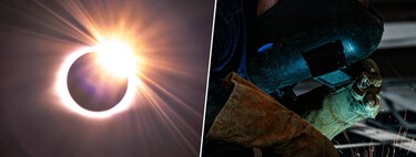 Si ya no te llegan las gafas del eclipse a tiempo, estos son los cristales y máscaras de soldar del n.º 14 que sí puedes comprar en ferreterías o Amazon