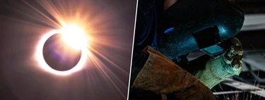 Si ya no te llegan las gafas del eclipse a tiempo, estos son los cristales y máscaras de soldar del n.º 14 que sí puedes comprar en ferreterías o Amazon