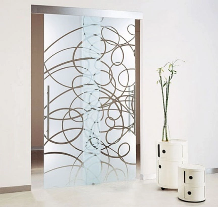 Puertas de cristal decoradas de Casali