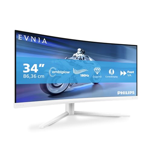 Philips Evnia 34M2C5501A - Monitor Curvo WQHD de 34 Pulgadas