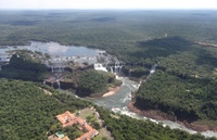 Las Catarátas del Iguazú vistas en helicóptero