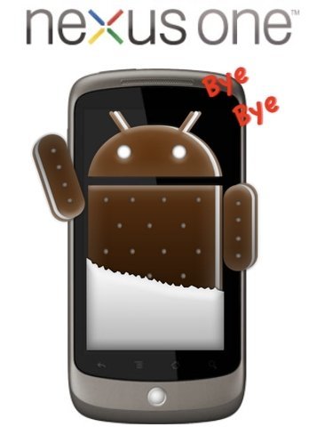 Nexus One no podrá ser actualizado a Android 4.0 Ice Cream Sandwich