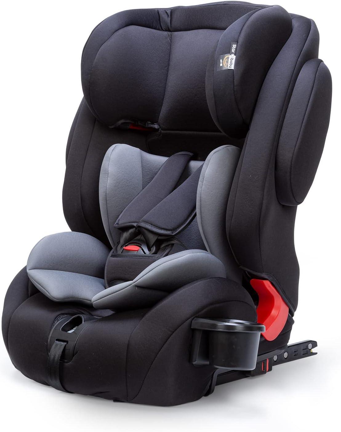 Star Ibaby City Fix HQ 668 SPS - Silla de coche Isofix grupo 1 2 3 Gris/negro