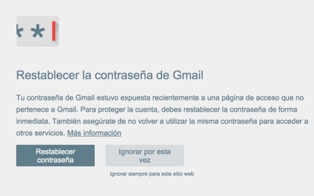 Password Alert Google