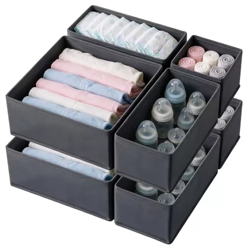 Niviy Organizador Armario Ropa Gris Oscuro Cajas Organizadoras Armarios