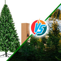 La decisión más importante de diciembre es si compraré un árbol de navidad natural o artificial. Sigo sin elegir