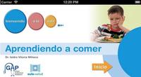Aprendiendo a comer, aplicación sobre nutrición infantil de 0 a 14 años 
