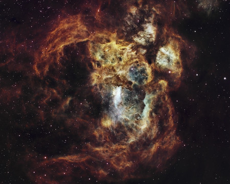 Fiery Lobster Nebula R Suavi Lipinski