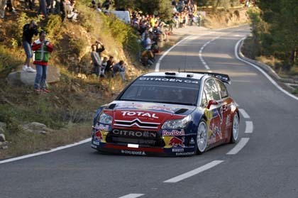 Citroën y Loeb comienzan fuerte en el Catalunya