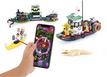 Así lucen los kits de realidad aumentada LEGO 'Hidden Side', que ahora son comercializados por Apple
