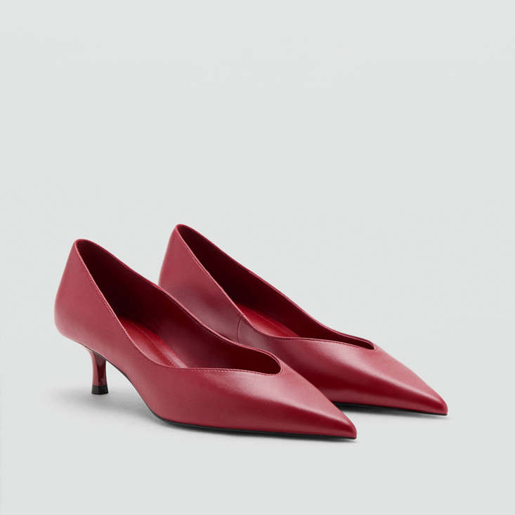 Zapato tacón kitten punta
