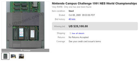 Se pagan 20.100 dólares en eBay por un juego de NES, convirtiéndolo en el más caro de la historia