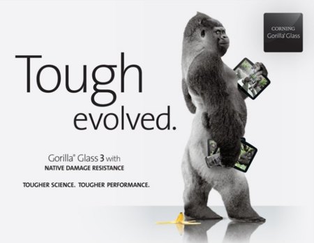 Los primeros dispositivos con Gorilla Glass 3 llegarán a mediados de año