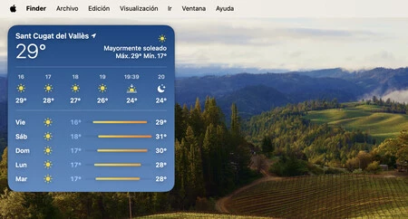 macos ソノマ Apple ウィジェット