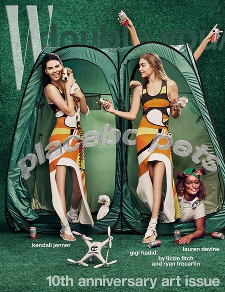 Que alguien me explique las portadas de W Magazine con Gigi Hadid y Kendall Jenner
