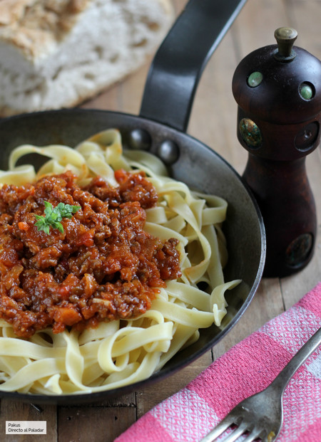 La receta de la salsa boloñesa auténtica