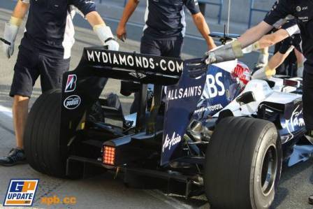 Alerón trasero y difusor para 2009