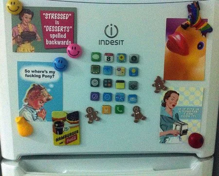 Imanes de nevera para amantes del iPhone