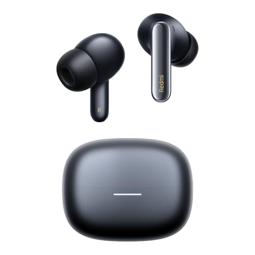 XIAOMI Redmi Buds 6 Pro - Auriculares inalámbricos, cancelación de Ruido, Ligeros, hasta 36 Horas de autonomía, Bluetooth 5.3, Negro(Versión ES)