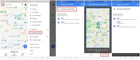 Google マップで地図をダウンロードするプロセスは非常に簡単です。