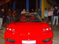 Crash test EuroNCAP casero con Ferrari 360 Challenge Stradale