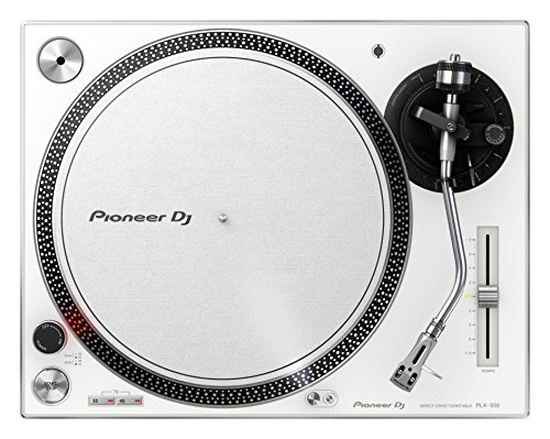 Pioneer DJ PLX-500-W Giradiscos de tracción directa (Blanco)