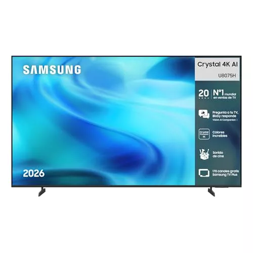 Samsung TV Crystal 4K AI U8075H 65" Smart TV con IA