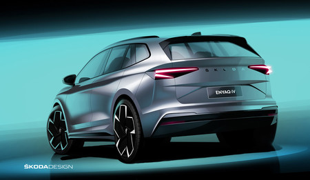 Skoda Enyaq iV 2021, teaser
