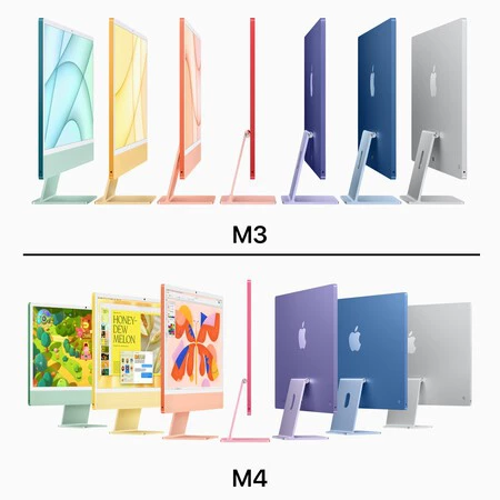 iMac M3 と iMac M4