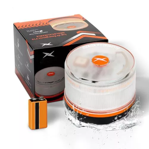 MERCURY - Baliza V16 Homologada DGT con Geolocalización