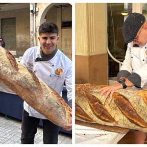 Llegan las barras de pan de hasta ocho kilos ideal para calçotades: así se han reinventado en un obrador en Reus 