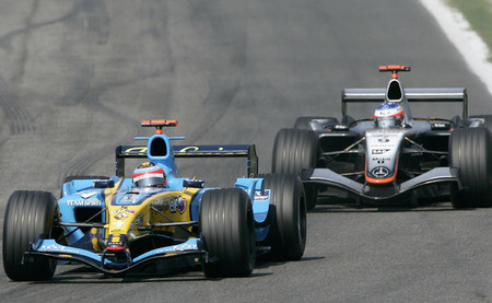 Fernando Alonso y Kimi Räikkönen 2005