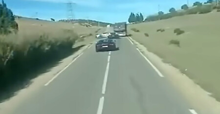 Accidente de dos Bugatti Chiron en Marruecos